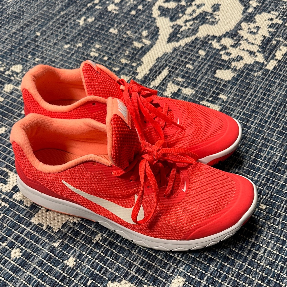 Nike Bright Red Mesh Sneakers